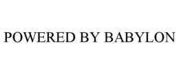POWERED BY BABYLON trademark