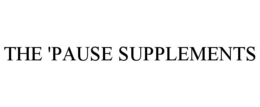 THE 'PAUSE SUPPLEMENTS trademark
