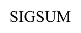 SIGSUM trademark