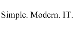 SIMPLE. MODERN. IT. trademark