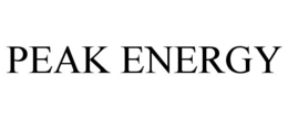 PEAK ENERGY trademark