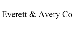 EVERETT & AVERY CO trademark
