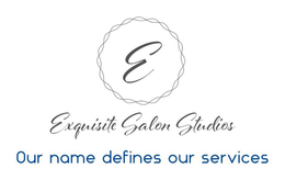 E EXQUISITE SALON STUDIOS OUR NAME DEFINES OUR SERVICES trademark