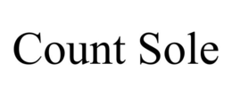 COUNT SOLE trademark