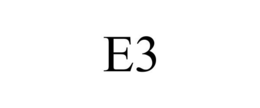 E3 trademark
