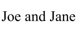 JOE AND JANE trademark