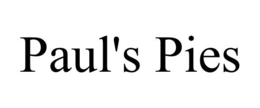 PAUL'S PIES trademark