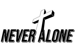 NEVER ALONE trademark