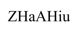 ZHAAHIU trademark
