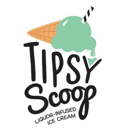 TIPSY SCOOP LIQUOR-INFUSED ICE CREAM trademark