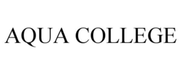 AQUA COLLEGE trademark