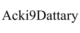 ACKI9DATTARY trademark