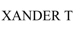 XANDER T trademark