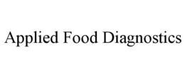 APPLIED FOOD DIAGNOSTICS trademark