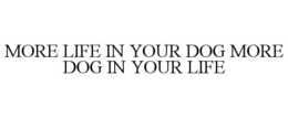 MORE LIFE IN YOUR DOG MORE DOG IN YOUR LIFE trademark