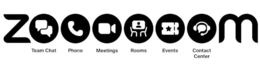 ZOOOOOOM TEAM CHAT PHONE MEETINGS ROOMS EVENTS CONTACT CENTER trademark