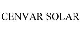 CENVAR SOLAR trademark