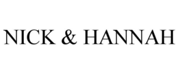 NICK & HANNAH trademark