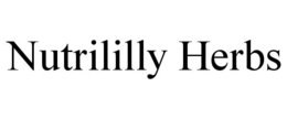 NUTRILILLY HERBS trademark