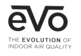 EVO THE EVOLUTION OF INDOOR AIR QUALITY trademark