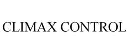 CLIMAX CONTROL trademark