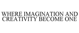 WHERE IMAGINATION AND CREATIVITY BECOME ONE trademark