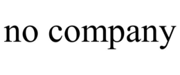 NO COMPANY trademark