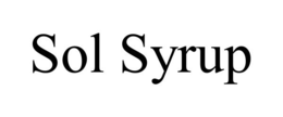 SOL SYRUP trademark