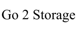 GO 2 STORAGE trademark