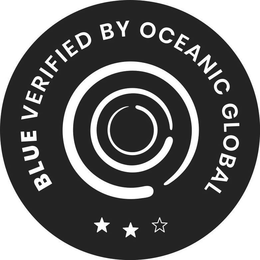BLUE VERIFIED BY OCEANIC GLOBAL trademark