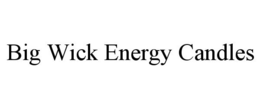 BIG WICK ENERGY CANDLES trademark