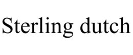 STERLING DUTCH trademark