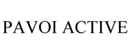 PAVOI ACTIVE trademark