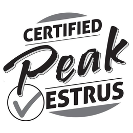 CERTIFIED PEAK ESTRUS trademark