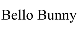 BELLO BUNNY trademark