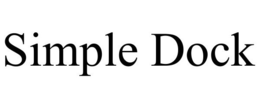 SIMPLE DOCK trademark