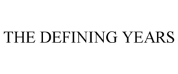 THE DEFINING YEARS trademark