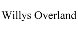 WILLYS OVERLAND trademark
