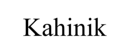 KAHINIK trademark