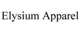 ELYSIUM APPAREL trademark
