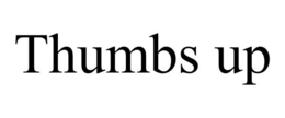THUMBS UP trademark