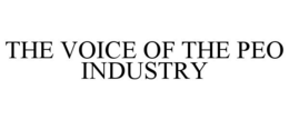 THE VOICE OF THE PEO INDUSTRY trademark