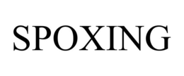 SPOXING trademark