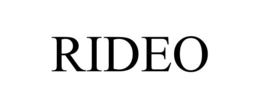 RIDEO trademark