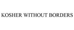 KOSHER WITHOUT BORDERS trademark