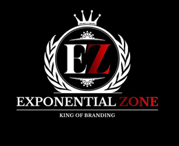 EZ EXPONENTIAL ZONE KING OF BRANDING trademark