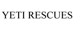 YETI RESCUES trademark