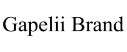 GAPELII BRAND trademark