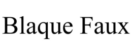 BLAQUE FAUX trademark