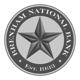 BRENHAM NATIONAL BANK EST. 1933 trademark